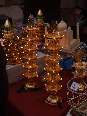Shayna Manchanda; Diyas; Photos taken during the Diwali Festival weekend